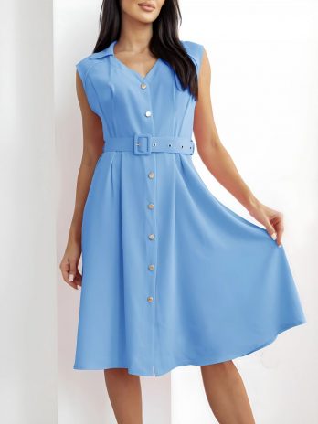Φόρεμα mini με ζώνη