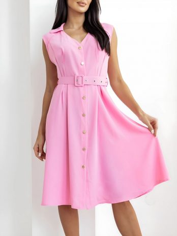 Φόρεμα mini με ζώνη