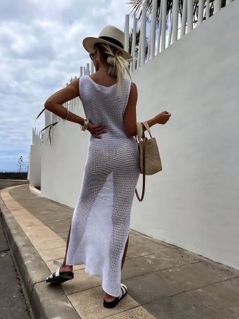 Φόρεμα maxi για την παραλία